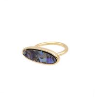 Zinc Alloy Finger Ring with Abalone Shell fashion jewelry & for woman nickel lead & cadmium free Sold By PC