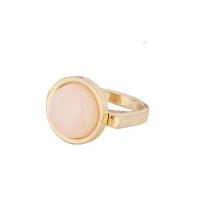 Zinc Alloy Finger Ring with Gemstone fashion jewelry & for woman nickel lead & cadmium free 17mm Sold By PC