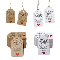 Jewelry Price Tag Kraft printing DIY & with letter pattern Approx Sold By Bag