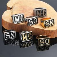 Titanium Steel Finger Ring plated  & for man US Ring Sold By PC