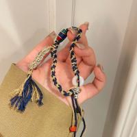 Bracelet en alliage de zinc, avec corde en nylon & bois, bijoux de mode & styles différents pour le choix, protéger l'environnement, sans nickel, plomb et cadmium, 16cm, Vendu par PC