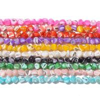 Prirodni Slatkovodni Shell perle, Top Shell, Nepravilan, uglađen, možete DIY, više boja za izbor, 8-10mm, Prodano By Strand