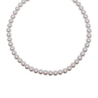 Plastic Pearl Necklace with Zinc Alloy with 2inch extender chain & for woman Length Approx 15.7 Inch Sold By PC