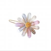 Zinc Alloy Hair Clip gold color plated & for woman & with rhinestone 20-45mm Sold By PC