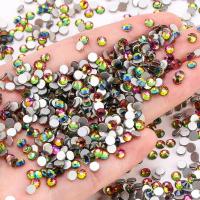 3D Nail Art Decoration Glass Rhinestone colorful plated DIY Approx Sold By Bag