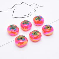 Acrylic Pendants Tomato epoxy gel DIY mixed colors Approx Sold By Bag