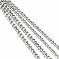 Stainless Steel Oval Chain 304 Stainless Steel DIY Sold By Bag