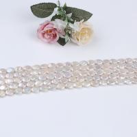 Přírodní sladkovodní perly perlí, Sladkovodní Pearl, DIY, bílý, 10-11mm, Prodáno za Cca 36 cm Strand