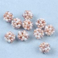 Kamuolys Cluster Kultūringas perlų karoliukai, Gėlo vandens perlų, Pasidaryk pats, mišrios spalvos, 20-21mm, Pardavė PC