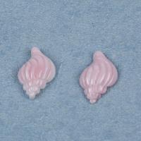 Shell Cabochons Trumpet Shell Conch Carved DIY pink Sold By PC