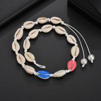 Shell Necklaces with Plastic Pearl fashion jewelry & for woman Sold By PC