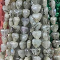 Koraliki z kameniem szlachetnym, Kamień naturalny, Serce, obyty, DIY & do wyboru różne materiały, dostępnych więcej kolorów, 10x10x4mm, około 40komputery/Strand, sprzedawane na około 40 cm Strand