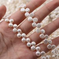 Keishi ferskvandskulturperle Beads, Ferskvandsperle, du kan DIY, hvid, 8-9mm, Solgt Per Ca. 38 cm Strand