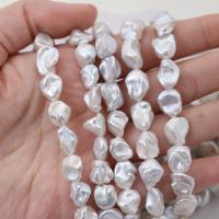 Cultured Baroque Freshwater Pearl Beads, DIY & different size for choice, white, Sold Per Approx 38-40 cm Strand