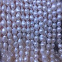 Cultured Baroque Freshwater Pearl Beads DIY white Length about 10-11mm Sold Per Approx 38 cm Strand