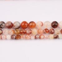 Natural Quartz Jewelry Beads Red Marble Glue Stone Round polished & DIY Sold Per Approx 38 cm Strand