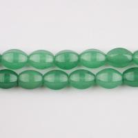 Jade Beads, farvet Jade, Drum, du kan DIY, flere farver til valg, 10x14mm, Ca. 27pc'er/Strand, Solgt Per Ca. 38 cm Strand