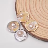 Ciondoli perle d'acqua dolci, perla d'acquadolce coltivata naturalmente, with lega in zinco, DIY & formato differente per scelta, nessuno, Venduto da PC