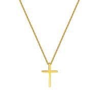 925 Sterling Silver Necklaces with 5CM extender chain Cross plated for woman Length Approx 45 cm Sold By PC