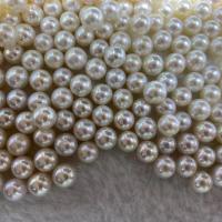 Cultured Round Freshwater Pearl Beads DIY white 7-8mm Sold By PC