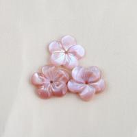 Coirníní Nádúrtha Pink Shell, Flower, DIY, bándearg, 14.70x2.90mm, Díolta De réir PC