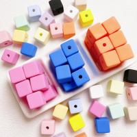 Acrylic Jewelry Beads Square DIY 16mm Approx 3.5mm Sold By Bag