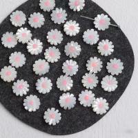 Naturlig Freshwater Shell Perler, Flower, du kan DIY, flere farver til valg, 12x12mm, Solgt af PC