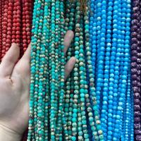 Agat pärlor, Rund, DIY & olika storlek för val, blandade färger, Såld Per Ca 38 cm Strand
