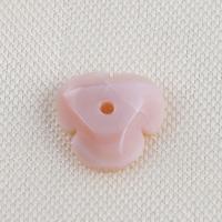 Природный розовый ракушки бусы, Розовая ракушка, Форма цветка, DIY, розовый, 8x2.90mm, продается PC