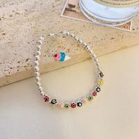 Zinc Alloy Bracelet with 6.6cm extender chain fashion jewelry & for woman & enamel multi-colored nickel lead & cadmium free Length Approx 18.3 cm Sold By PC