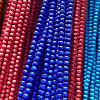 Perles de lave naturelle, lave volcanique, DIY, plus de couleurs à choisir, 4mm, Environ 92PC/brin, Vendu par Environ 38 cm brin