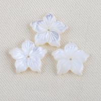 Perles en coquillage blanc naturel, coquille blanche, fleur, DIY, blanc, 11.30x2.10mm, Vendu par PC