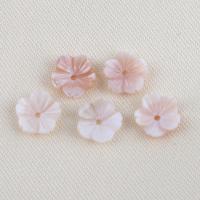 Naturlig Pink Shell Perler, Flower, du kan DIY, lyserød, 7.70x2.80mm, Solgt af PC