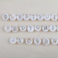 Natural White Shell Perler, du kan DIY, hvid, 8.10x4.10mm, 26pc'er/sæt, Solgt af sæt