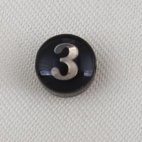 Perles de coquillage noire, coquille noire, DIY, noire, 7.90x5.30mm, Vendu par PC