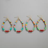 Turquoise Earring Seedbead with turquoise Teardrop fashion jewelry & for woman Sold By Pair