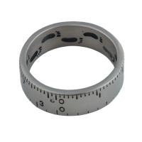 Ruostumaton teräs sormen sormus, 304 Stainless Steel, muoti korut & Unisex & erikokoisia valinnalle, ring thickness 7mm, Myymät PC