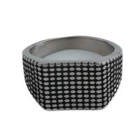 Stainless Steel Finger Ring 304 Stainless Steel fashion jewelry & Unisex ring thickness 16.5mm Sold By PC