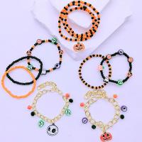 Seedbead Bracelet with Resin & Zinc Alloy Halloween Jewelry Gift & for woman Sold By PC