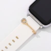 Zinc Alloy Watch Band Finding Key for apple watch & Unisex & with rhinestone nickel lead & cadmium free Sold By PC
