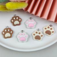 Resin Pendant with Zinc Alloy Claw cute & DIY Sold By PC