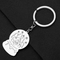 Stainless Steel Key Clasp 304 Stainless Steel Christmas Design & fashion jewelry nickel lead & cadmium free Sold By PC