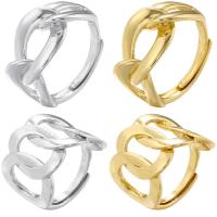 Messing ringen, plated, verschillende stijlen voor de keuze & voor vrouw, meer kleuren voor de keuze, Verkocht door PC