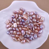 Cultured Baroque Freshwater Pearl Beads DIY & no hole mixed colors Length about 5-10mm Approx Sold By Bag