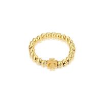 Messing ringen, plated, verschillende stijlen voor de keuze & voor vrouw, gouden, Verkocht door PC