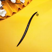 Hair Stick Black Sandalwood fashion jewelry & for woman Length of wood cm Sold By PC