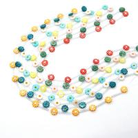 Natural Freshwater Shell Beads Daisy DIY & enamel Sold By PC