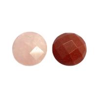 Cabochon de Quartz naturel, quartz rose, avec pierre d'or, dôme, DIY & facettes, plus de couleurs à choisir, 25mm, Vendu par PC