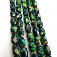 Gemstone Jewelry Beads Impression Jasper barrel polished DIY mixed colors Sold Per Approx 38 cm Strand