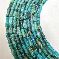Edelsteen Sieraden Kralen, Opaal, gepolijst, DIY, blauw, 4x13mm, Per verkocht Ca 38 cm Strand